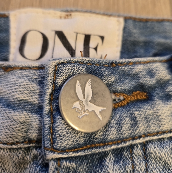 One Teaspoon 2020 Distressed Denim Skirt, 24 - Picture 11 of 15